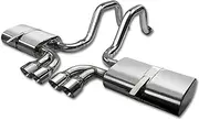 DNA MOTORING CBE-CC97-LS1-6 Cat Back Exhaust System [Compatible with 97-04 Chevy Corvette C5 LS1/ LS6，5.7L V8 OHV Engine Models, Including Z06 ONLY]
