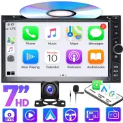 7" 2Din Touch Car Stereo Radio Bluetooth CD DVD Player GPS Navi Reverse Camera