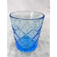 在飛比找蝦皮購物優惠-早期藍色玻璃杯 早期玻璃杯 藍色玻璃