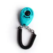 Adjustable Clicker Trainer with Wriststrap & Keychain for Dogs and Cats