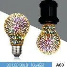 3D Decoration LED Bulb E27 6W 85-265V Vintage Light Bulb Star Fireworks Lam/fw