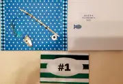 Handmade Greeting Card-(set of 1) Father's Day Card with Message and Envelope