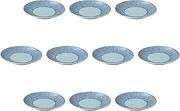 Set of 10, Octopus Arabesque No. 8 Plate, 9.8 x 1.4 inches (25 x 3.5 cm) | Arita-yaki Plate, Setomonohonpo