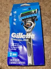Gillette ProGlide Men 5-Blade Razor (1 Handle & 2 Cartridges)