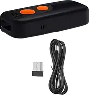 2D 1D QR Barcode Scanner 3 in 1 BT & 2.4GHz Wireless & Wired Sound and Vibrator Prompt for Supermarket Retail Library