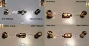 SMA Male / Female To MMCX Male / Female Jack Plug COAX RF Connector Adapter US
