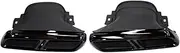 Compatible For Mercedes Benz E63AMG Tip W213 Square Mouth Four-outlet Stainless Steel Exhaust Tip Muffler(Black)