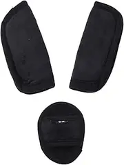 Phonyuu Car Seat Strap Shoulder Pad Suit for Baby Kids Car Seat Strap Covers Hip Support Soft Seat Belt Cover for All Car Seats Pushchair Stroller