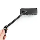 KiWAV ClassicPlus Mirrors Black Anti-Glare M10 for Harley Bad Boy Motorcycle