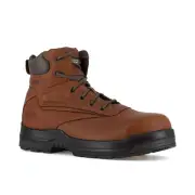 Rockport Works Men's 6" More Energy Composite Toe Waterproof Work Boot Brown -