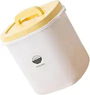 WATIIFUFU 1Set Sealed Rice Grains Box Moisture Flour Storage Container Rice Holder with Easy Access Cover for Kitchen Organization and Giving