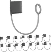 HOMSFOU 30pcs Charging Port Plug: USB Anti Dust Cover Plugs Female Port Cover Caps Silicone Cap for USB Female Interface Black