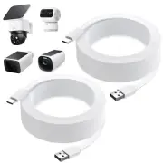 2Pack 25FT Power Cable for eufy SoloCam S220/S340, C210,eufyCam 3/S330, 3C/S300