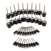 2 35mm and 3 17mm Drum Sanding Mandrel Set 10Pcs Rubber Mandrels for Drums