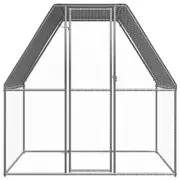 Outdoor Chicken Rabbit Duck Cage Small Animal Enclosure Coop Hutch 2x2x2 m Steel