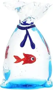 [Glass Of Venice] Murano Glass Aquarium Bag with Tropical Fish