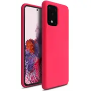 ZUSLAB Galaxy S20 Ultra 5G 2020 Nano Silicone Case Shockproof Gel Rubber Bumper Protective Cover for Samsung - Hot Pink