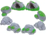 Happyyami DIY Micro Landscape Gardening Decor Miniature Garden Figurines Simulated - Stone Set