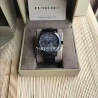 在飛比找Yahoo!奇摩拍賣優惠-BURBERRY /BU9364/英倫城市經典計時腕錶-鐵灰