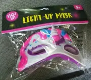 Light Up Halloween Mask Unicorn party birthday NIP