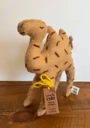 Cupcakes and Cartwheels Camel Handmade Wool Plush NWTs