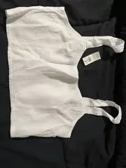 Aerie White Crop Top Shirt Size M