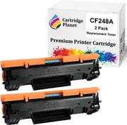 2 Pack Compatible Toner Cartridge Replacement for HP CF248A 48A (1,000 Pages) for HP Laserjet Pro M15 M15a M15w MFP M28 MFP M28A MFP M28W