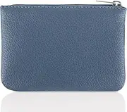[Giantree] Small Wallet for Women, Cute PU Lychee Pattern Coin Pocket Portable Change Wallet Mini Coin Purse For Girl Women Ladies ID Key Headset Lipstick, Blue
