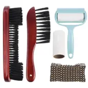 Pool Table Cleaning Brush Set Billiards Rail Cue Cleaning Sticky Lint Roller