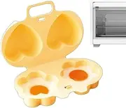 Microwave Egg Cooker, Microwave Egg Cooker | Microwave Egg Cooker 2 Cavity Egg Maker Microwave Egg Fryer - Cooking 2 Eggs at a Time, Food Grade Egg Cooker, Egg Mold for Cheese Hamburger Sandwich