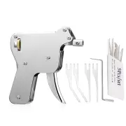 6PCS Powerful Padlock Repair Tool Set Tool Door Tool Kit With Strong Spring Head And Chuck Key Set For Professionals And