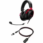 HyperX Cloud II Wired Over-the-ear, On-ear Stereo Gaming Headset - Black, Red - Binaural - Circumaural - 64 Ohm