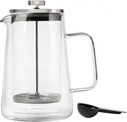 Maxwell & Williams Blend Vienna Double Wall Plunger, Clear, 1 Litre Capacity