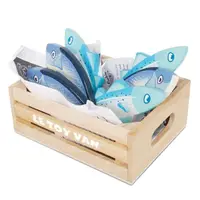 在飛比找momo購物網優惠-【LE TOY VAN】角色扮演系列-鮮魚盒木質玩具組(TV