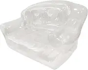 MYCENSE Inflatable Sofa Inflatable Air Lounger Sofa Beach Chair Inflatable Couch for Camping for Kids, Clear
