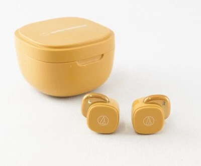 audio-technica ATH-SQ1TW MU Wireless Earphone Waterproof Mustard w/ Tracking NEW