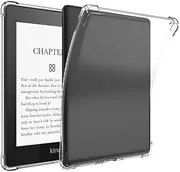 T Tersely Crystal Clear Case Cover for Kindle Paperwhite (11th Generation-2021, 6.8 inch) or Kindle Paperwhite Signature Edition, Shockproof Thin Silicone Case (Transparent)