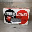Vintage NIB Set Of 4 Sizzling Server Heavy Duty Aluminum Steak Platters