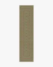 75' x 305' | Machine Washable Runner Rug | Kid & Pet Friendly | Indoor Rug | Dilara Sage Green Rug by goop | Ruggable