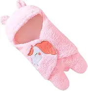 Kisangel Plush Soft and Warm Sleep Sack for Newborns Versatile as Swaddle Wrap Crib Quilt Stroller Cover for Boys for Winter Use