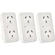 6x Sansai Vertical Powerpoint Double Surge Protector Adaptor/Outlet Spliter/AU