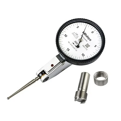 Mitutoyo .0-03" .0005" Graduation Horizontal Long Tip Dial Test Indicator