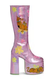 [Dolls Kill x Scooby-Doo] Groovy Scooby Knee High Boots