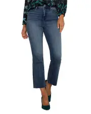 Liverpool Los Angeles Hannah High Rise Ankle Flare Jeans in Juniper Valley