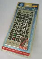 Jumbo Universal Remote Emerson Products Controls Up To 8 Devices New In Box