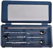 3Pcs 0-100% Hydrometer Alcoholmeter Alcohol Tester Meter+Thermometer Set AU