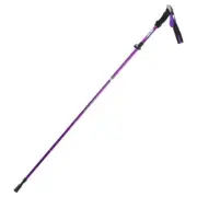 Aluminum Alloy Folding Outdoor Trekking Poles Handrails Walking Sticks(Long Mode