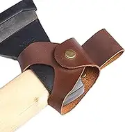 Axe Head Protection, Camp Axe Cover, Small Shadow Axe Cover and Protector, Heavy Axe Head Cover, Hatchet Cover, Camp Axe Axe Head Cover, Thick, Metal Buckle, Vests, General Purpose