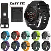 For Garmin Fenix 5S Quick Lock Easyfit Silicone Replacement Band Strap Wristband