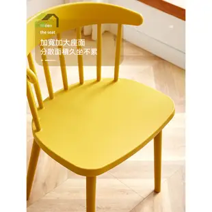 簡約靠背家用塑料餐椅戶外 椅 椅子北歐 北歐設計餐椅 溫莎椅 餐椅 書椅 辦公椅 北歐設計椅 戶外椅 簡約 工業 椅子